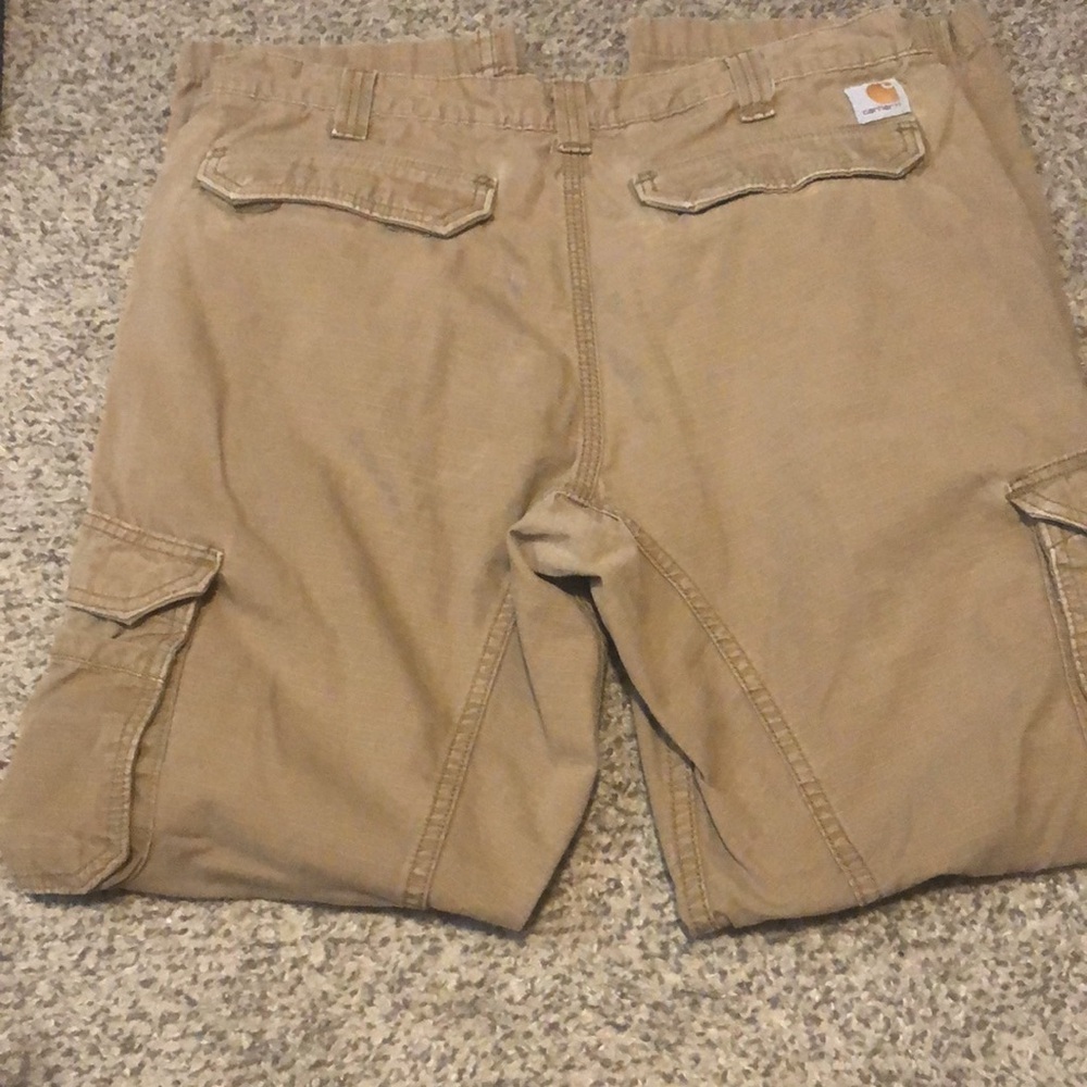 Carhartt Force 101148257 Cargo Pants Mens Ripstop Brown Workwear Carpenter - Picture 7 of 12